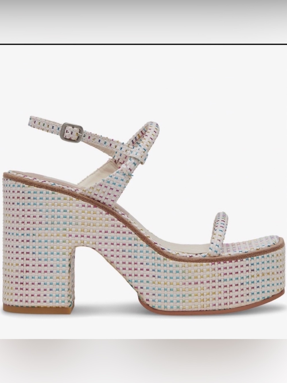 Dolce Vita Multicolor Platform Sandals NWT Size 9.5